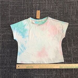 Heart Hips Pastel Tie-Dye Top